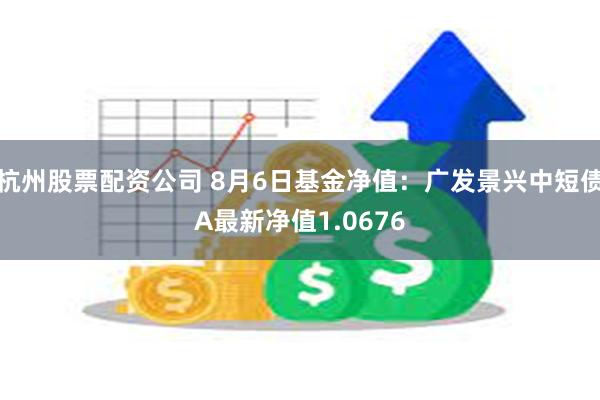 杭州股票配资公司 8月6日基金净值：广发景兴中短债A最新净值1.0676