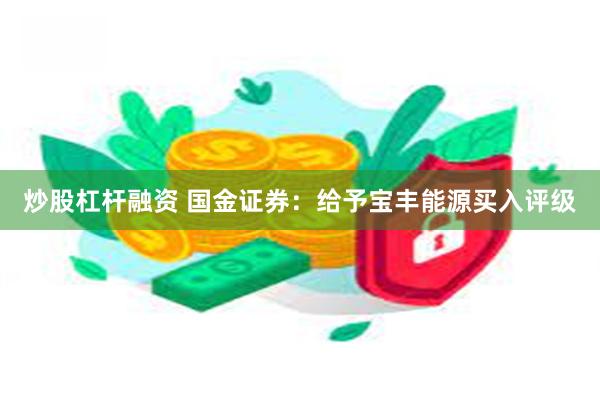 炒股杠杆融资 国金证券：给予宝丰能源买入评级